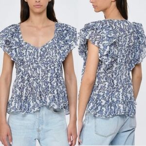 NWT Isabel Marant | Madrana Floral Ruffle Blouse
